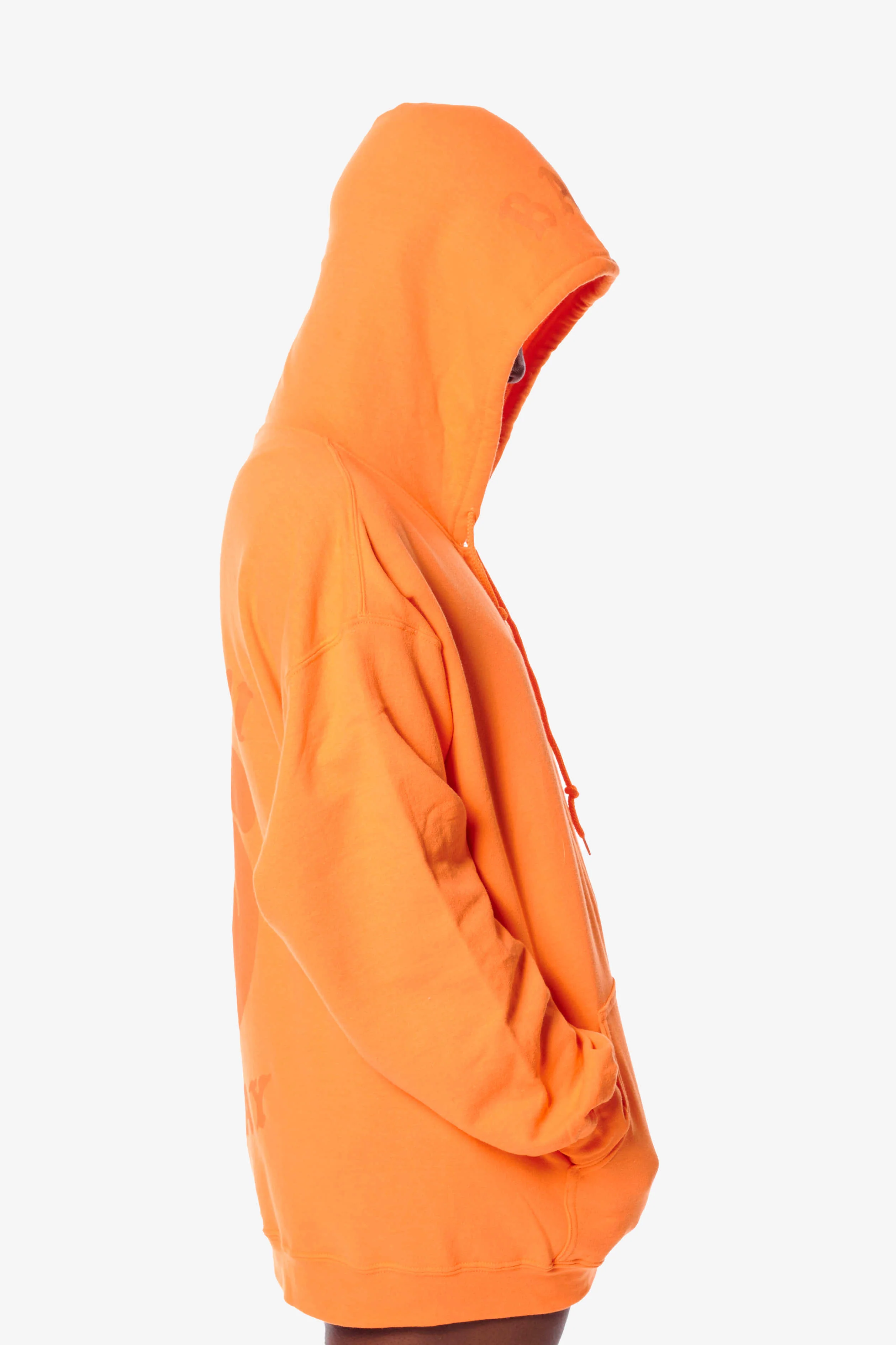 It's Okay Squirrel Zip Up Hoodie - Orange - Image 3
